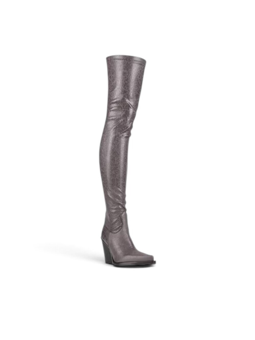 Paris Texas Vegas Over Knee Boots Pointed Toe Cuban Heel Made Italy US 10 NIB